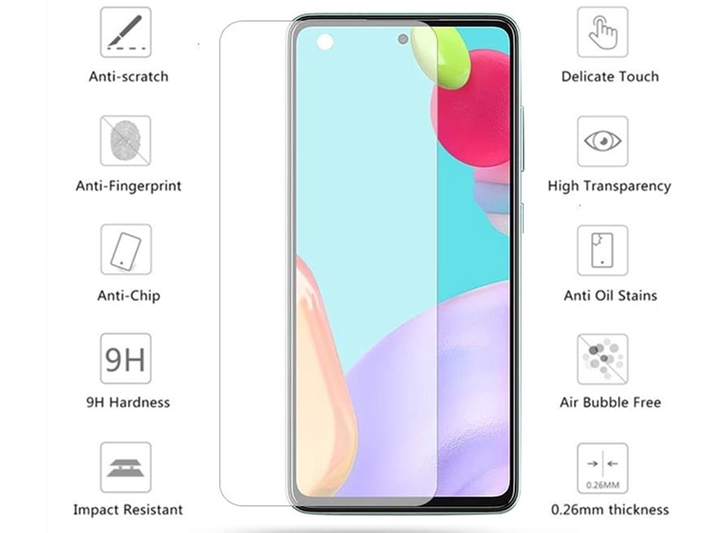 PST [2 Packs] Samsung Galaxy A52 5G Screen Protector, Tempered Glass Screen Protector with Case Friendly & Bubble Free