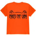 thumbnail image 1 of Halloween Crazy Cat Lady Youth T Shirt, 1 of 1
