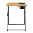thumbnail image 4 of Sew Ready Dart Table de Couture Polyvalente Poste de Travail avec Dessus Pliant, Noir/brun, 4 of 12