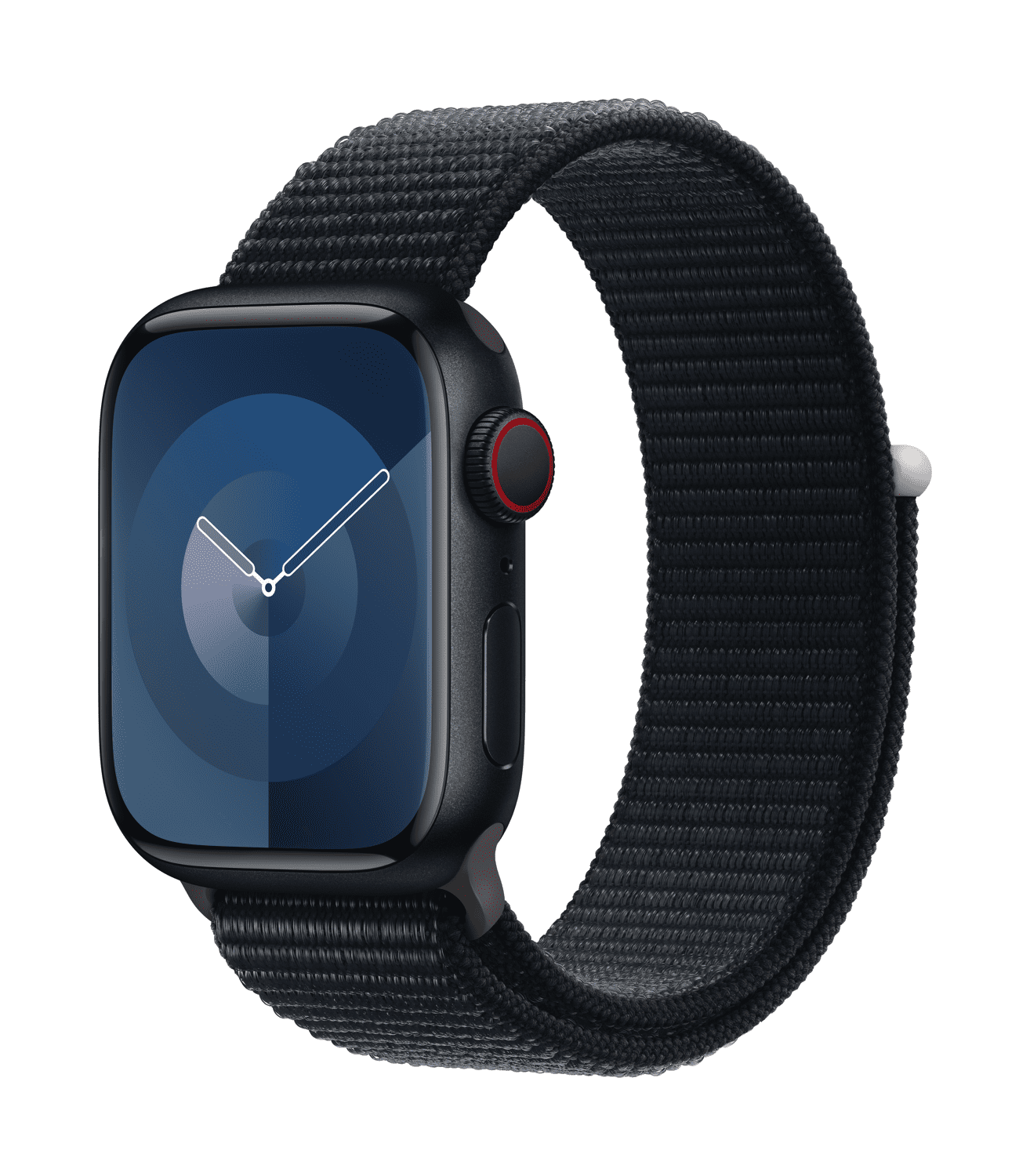 Apple Watch Series 9 GPS +Cellular 41mm Silver Aluminium Case with Winter Blue Sport Loop