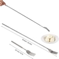 thumbnail image 3 of TIELUTT Fourchette Extensible Fourchette Télescopique en Acier Inoxydable Fourchette Extensible Réglable Fourchette Extensible de 8,7 à 25,6 Pouces Fourchette de Camping Rétractable Cure-Dents Longue Bâtonnet de Hot-Dog Bâtons de Brochettes en Bois Mini Extérieur, 3 of 8