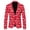 F-Red, variant on 2025 Men's Blazers & Suit Jackets Men Christmas Snowflake Santa Men's Suit Jacket Printed Pocket Lapel Button Slim Fit Suit Men