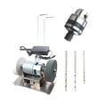 thumbnail image 2 of Almencla Mini Bench Grinder Bench Grinding Tool DIY Supplies Multifunction Sturdy Benchtop Sander Polisher for Tabletop Edge Polishing C, 2 of 8