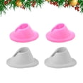thumbnail image 3 of MasteelfCA 4pcs Practical Nail Polish Bottle Base Holder Nail Art Manicure Tools Nail Art Supplies Nail Polish Bottle Rack for Home Shop (Pink + White), 3 of 7