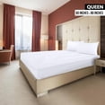 thumbnail image 3 of Queen Fitted Sheet - Pack of 2 Bottom Sheets - Soft Brushed Microfiber - Deep Pockets, Shrinkage & Fade Resistant - Easy Care (Queen, White), 3 of 7