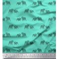 thumbnail image 1 of Soimoi Poly Georgette Fabric Bull Dog Print Fabric by The Yard 42 Inch Wide, 1 of 3