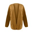 thumbnail image 3 of Simua Cardigans pour Femmes Surdimensionnés, Épais, à devant Ouvert, Chandails en Tricot Torsadé, Manches Longues, Cardigans, Manteaux d'Extérieur, 3 of 5