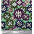 thumbnail image 1 of Soimoi polyester Crepe Fabric Artistic Floral Fabric Prints By Yard 52 Inch Wide, 1 of 3