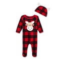 thumbnail image 1 of Canadiana Infants' Unisex Sleeper with Hat 2-Piece Set, 1 of 2