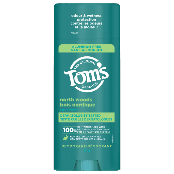 Tom’s of Maine North Woods Natural Deodorant for Men and Women, 92 g
