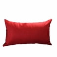 thumbnail image 1 of Rectangle Cushion Cover Silk Throw Pillow Case Pillowcase, 1 of 2
