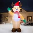 thumbnail image 2 of Occasions Christmas 20 Foot Inflatable Colossal Waving Reindeer, 2 of 7
