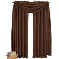 thumbnail image 3 of sheetsnthings Chocolate One Soho Scarf Window Treatment 42x216 Long, 3 of 4