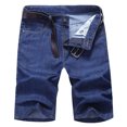 thumbnail image 1 of TopLLC Mens Shorts, Men pants Half Shorts Jeans Men's Ripped Trunks Stretchy Washed Jeans Trunks Cut-Off Classic Biker Jeans Trunks, 1 of 6