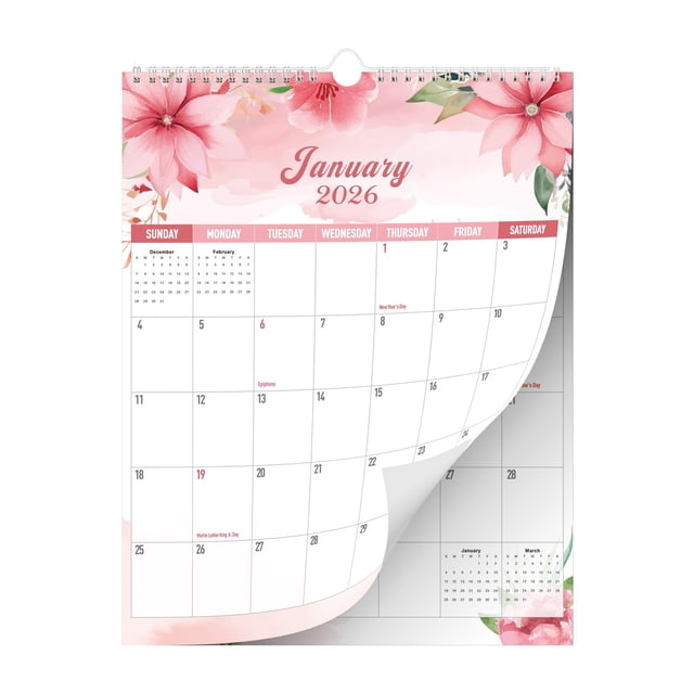 Fiudx 18 Month Calendar January 2026- June2027 11 X 14In Large Wall Calendar 2026-2027