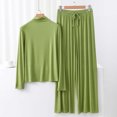 thumbnail image 1 of Weiqiqre Pyjamas pour Femmes Pyjamas Rafraîchissants Ensembles d'Été Assortis Manches Courtes Ensemble de Détente Femmes, 1 of 3