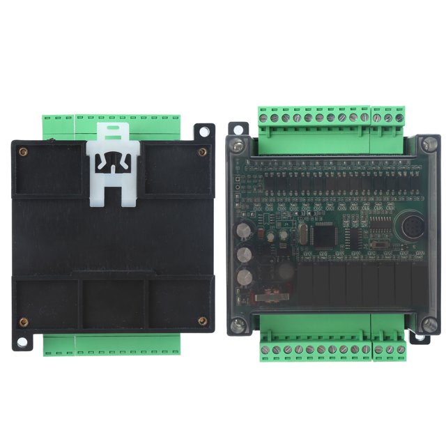 Programmable Controller Module, 2N 1N 20MR Text Display PLC Board Fault Detection Function With DVP Cable For Industrial Automation Bare Board No 485