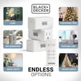 thumbnail image 3 of Black + Decker Prises Télécommandées Sans Fil au Sol (Lot de 3), 3 of 7
