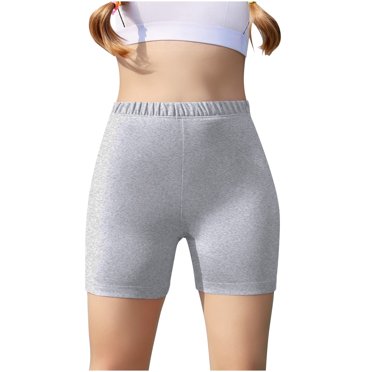 Diufon Shorts de Vélo pour Filles Taille Haute en Coton Doux Shorts sous Robe Shorts d'Entraînement Athlétiques pour Enfants Shorts de Yoga