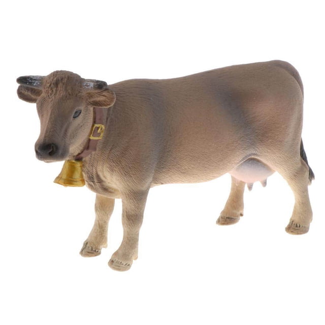 Static Animal Model Action Figure Model for Kids Realistic Toy for Kids and Adults Swiss Brown