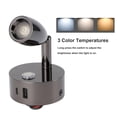 thumbnail image 3 of RV Reading Light, 12V-24V Dimmable RV LED Spotlight with Touch Switch & USB Port, Rotatable Wall Mounted RV Interior Light, Bedside Lamp for , Van, Boat, Trailer, Motorhome, 3 of 7