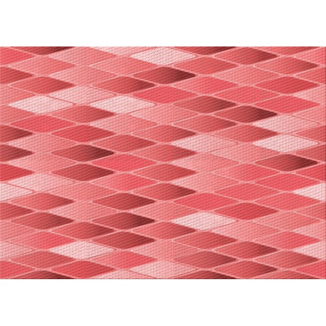Ahgly Company Machine Washable Indoor Rectangle Transitional Ruby Red Area Rugs, 7' x 10'