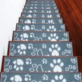 thumbnail image 1 of Paw Collection Contemporary, Cozy, Vibrant and Soft Stair Tread Mats & Rugs, 9'' x 28'', 1 of 6