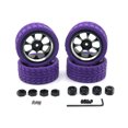 thumbnail image 1 of maskred Alloy Rims Wheel Tires Hub Adapter For WLtoys 1/12 1/14 1/18 LC 1/14 Easy Purple 1Set, 1 of 6