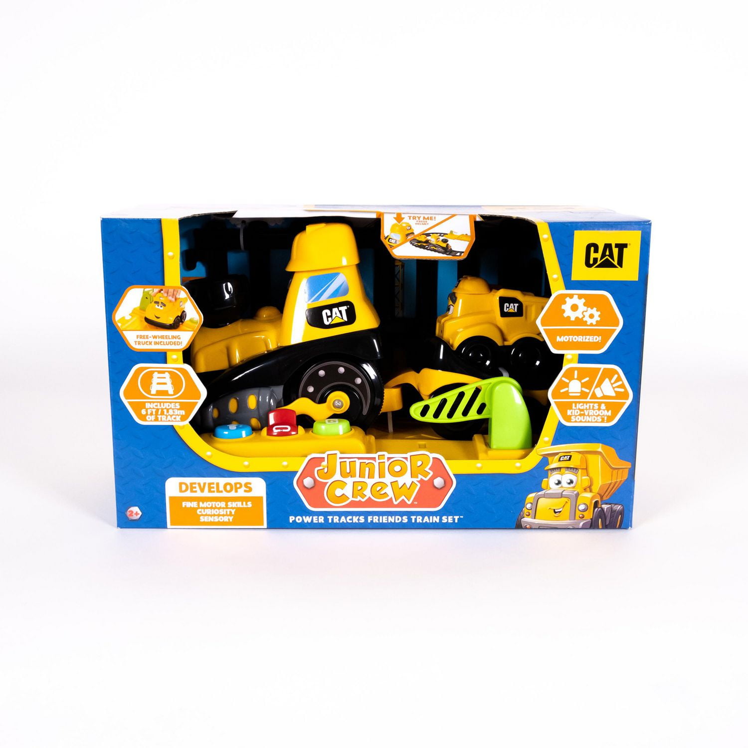 Cat® Junior Crew Power Tracks Friends Train Set