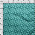 thumbnail image 3 of oneOone Polyester Spandex Teal Green Fabric Tropical Sewing Craft Projects Fabric Prints By Yard 56 Inch Wide, 3 of 5