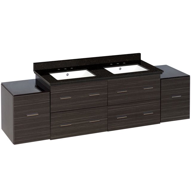 American Imaginations 76-in. W Vanity Set Grey AI-19025
