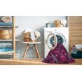 thumbnail image 2 of Ahgly Company Tapis Rectangulaire Lavable en Machine Rouge Carbone, 2 Pieds x 5 Pieds, 2 of 7