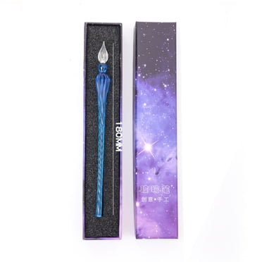 LSLJS Ensemble d'Encre pour Stylo à Trempette en Verre de Calligraphie Ensemble d'Encre pour Stylo à Trempette en Verre de Calligraphie Ensemble d'Encre pour Stylo à Trempette en Verre Accessoires pour la Maison