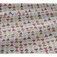 thumbnail image 5 of oneOone Viscose Jersey Fabric Triangle Ikat Print Fabric BTY 60 Inch Wide, 5 of 5
