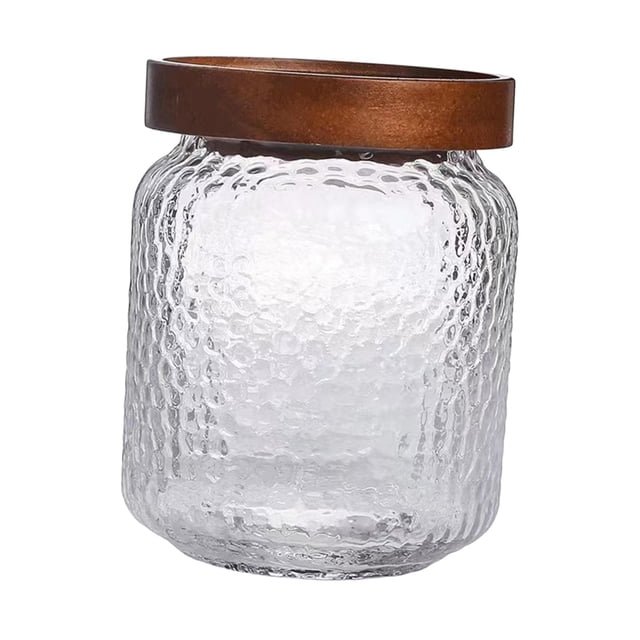simhoa Airtight Food Storage Container Cookie Jar with Lid Kitchen Canisters for Spices 500ml