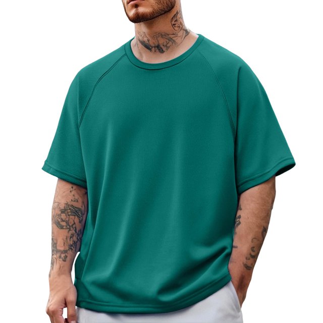 Hiiyo T-Shirt pour Homme Respirant à Manches Courtes T-Shirt sous-Vêtement, Tailles P-TTTG