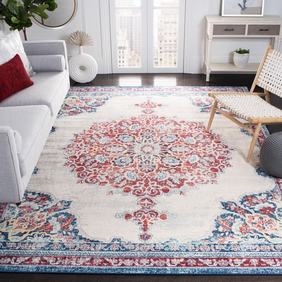 SAFAVIEH Brentwood Harland Floral Bordered Area Rug