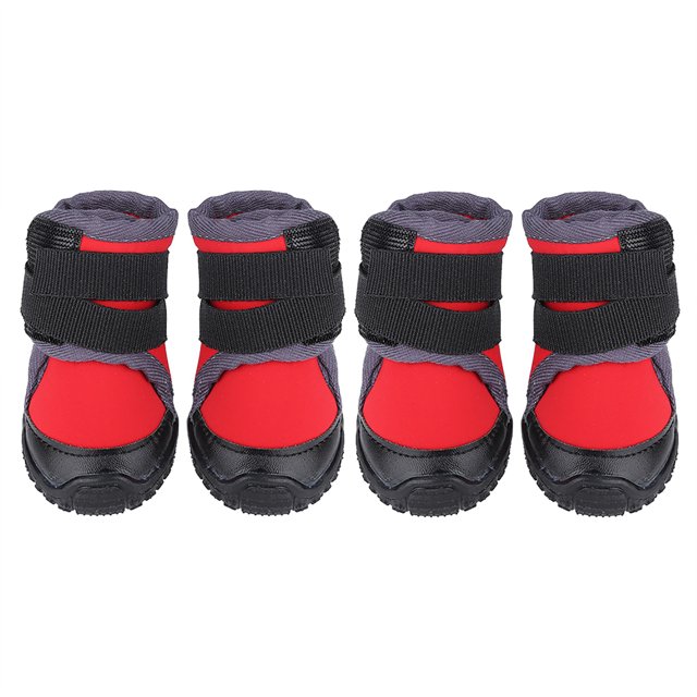 Chaussures pour Chien, 4 Pcs Chaussures à la Mode pour Chiot Bottes pour Animaux Design Convivial
