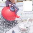 thumbnail image 2 of relayinert Plastic Kitchen Pretend Play Utensils Cookware Toy for Baby Girls Boys Red, 2 of 7