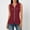 Wine, variant on Abcnature Women's Sleeveless Zip Up Shirt Collared V Neck Button Down Blouse Tops Solid Color Ribbed Tank Tops