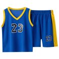 thumbnail image 1 of Kids Summer Basketball Vest & Shorts Set - Quick Dry, Sleeveless, Adjustable Straps, 1 of 5
