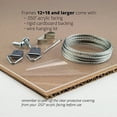 thumbnail image 2 of Craig Frames 200ASH 15 by 25-Inch Picture Frame, Wood Grain Finish, 0.75" Wide, Walnut Brown, 2 of 4