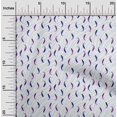 thumbnail image 2 of oneOone Velvet Purple Fabric Ocean Fish Sewing Material Print Fabric By The Yard 58 Inch Wide, 2 of 4