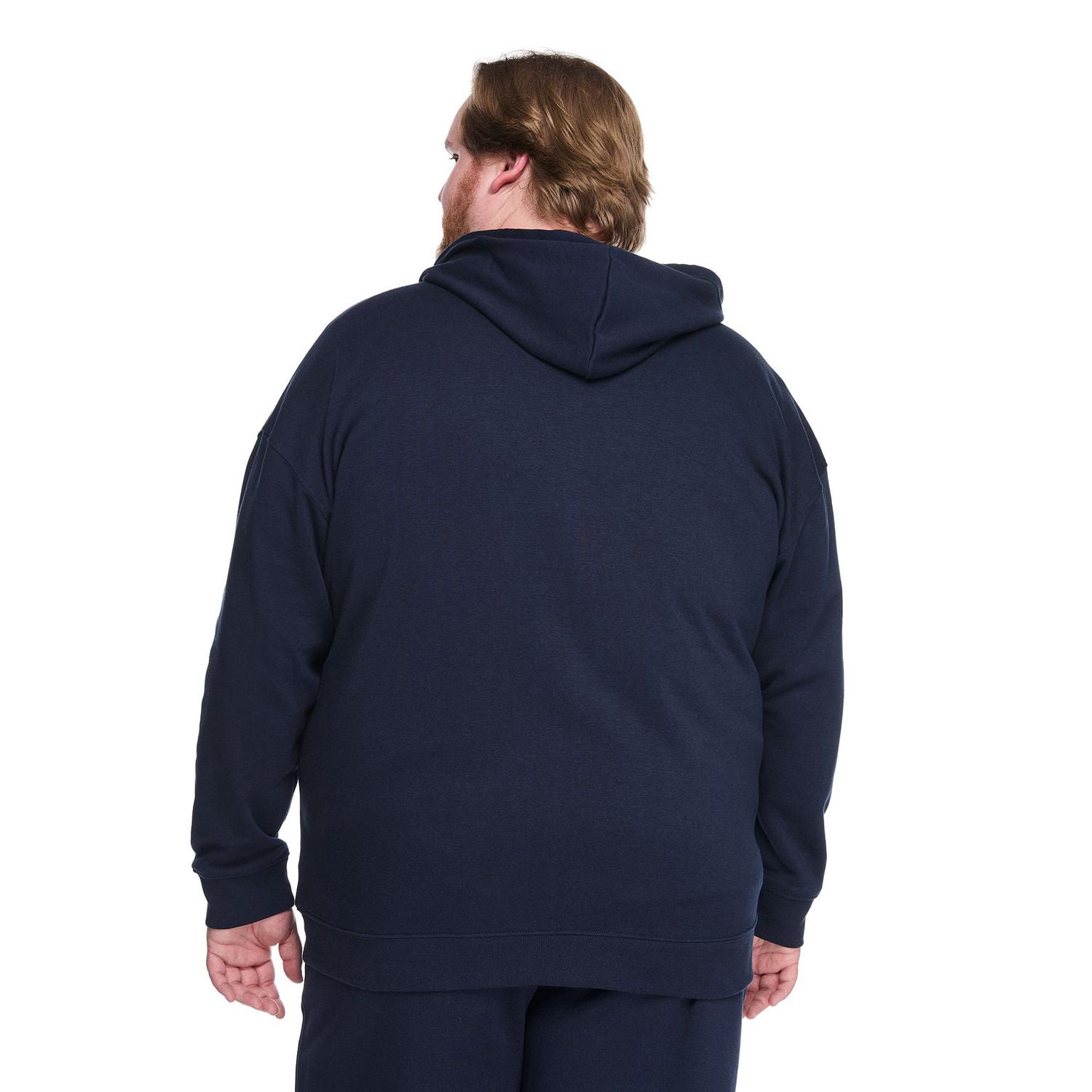 George Big Men's Full Zip Hoodie