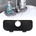 thumbnail image 1 of Aodebiao Diatomite Faucet Mat - Universal Sink Drying Pad for Kitchen & Bathroom - Non-Slip Water Absorbent Tray (27x11cm) Splash Proof & Fast Drying, 1 of 5