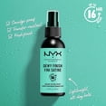 thumbnail image 2 of NYX Professional Makeup Dewy Finish Setting Spray, 2 of 9
