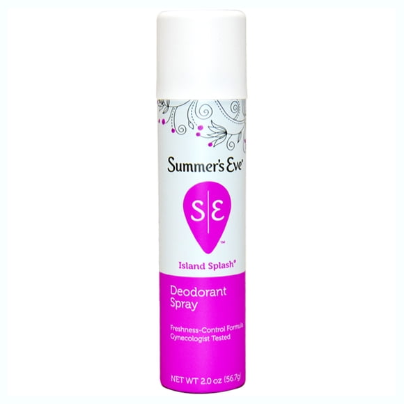 Feminine Deodorant Spray Island Splash by Summers Eve for Women - 2 oz Deodorant