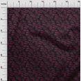thumbnail image 3 of oneOone Rayon Dark Magenta Fabric Tropical Craft Projects Decor Fabric Printed By The Yard 56 Inch Wide, 3 of 5