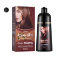 thumbnail image 1 of WIFKLSIIPG Natural 3 in One Hair Color & Care Shampoo Oil Brown Quick Dyeing Fade Hair Formula 500ML, 1 of 1