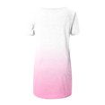 thumbnail image 5 of Tuniques d'Été pour Femmes à Col Rond, Manches Courtes, Coupe Ample, T-Shirts Confortables pour Femmes, Décontractés, Confortables et Fluides, Chemisiers pour Dames, 5 of 5